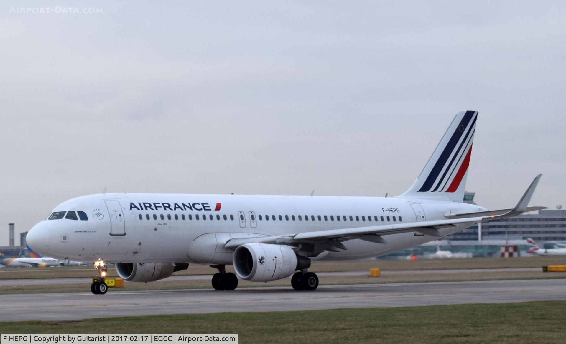 F-HEPG, 2013 Airbus A320-214 C/N 5802, At Manchester