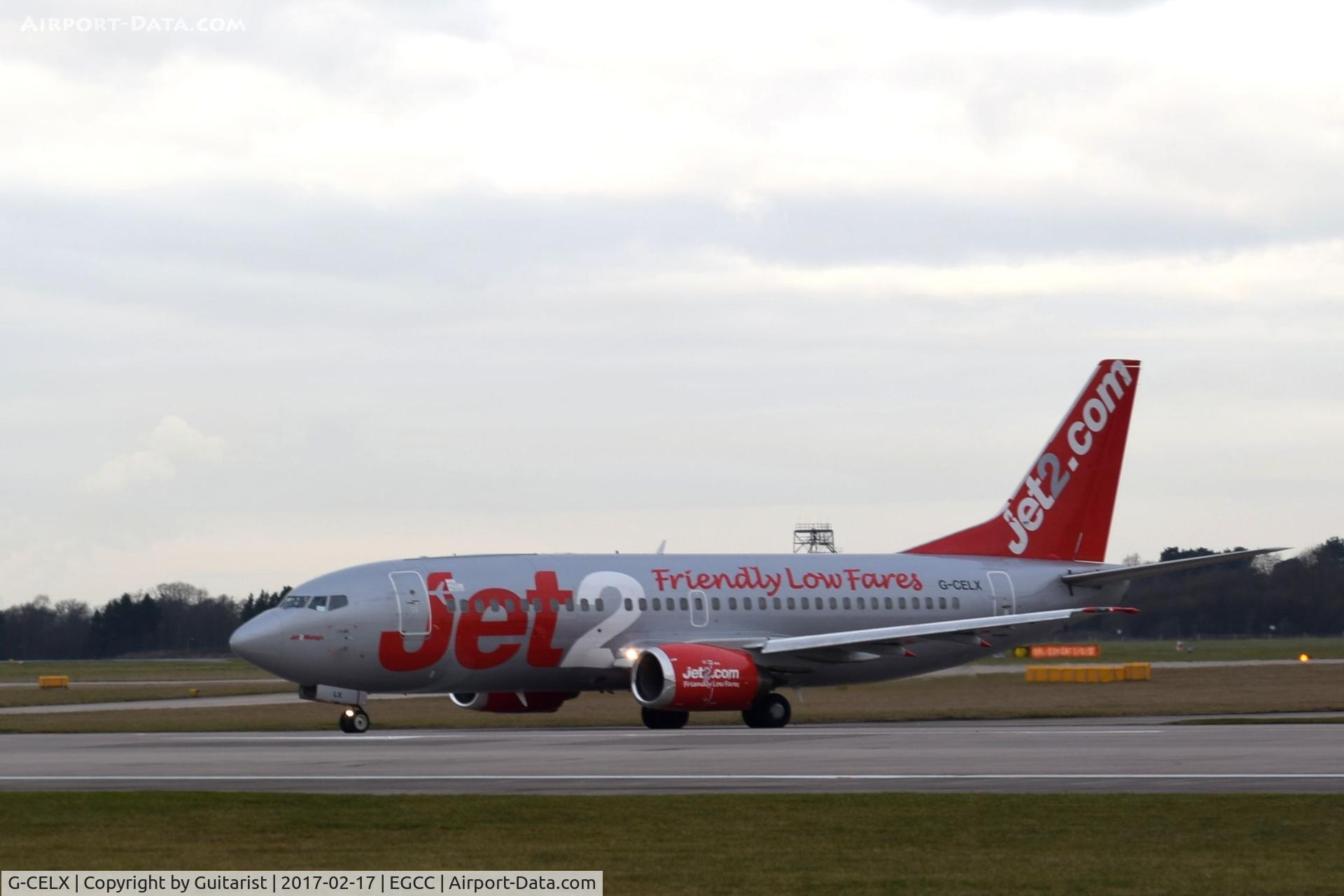 G-CELX, 1986 Boeing 737-377(QC) C/N 23654, At Manchester
