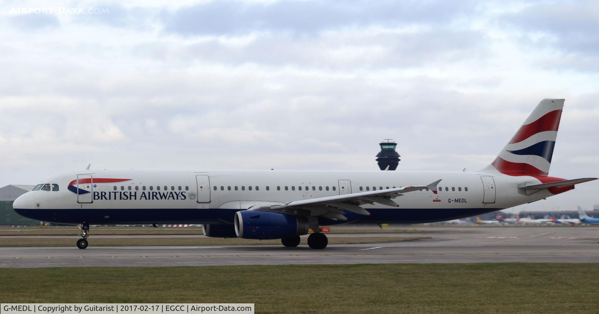 G-MEDL, 2006 Airbus A321-231 C/N 2653, At Manchester