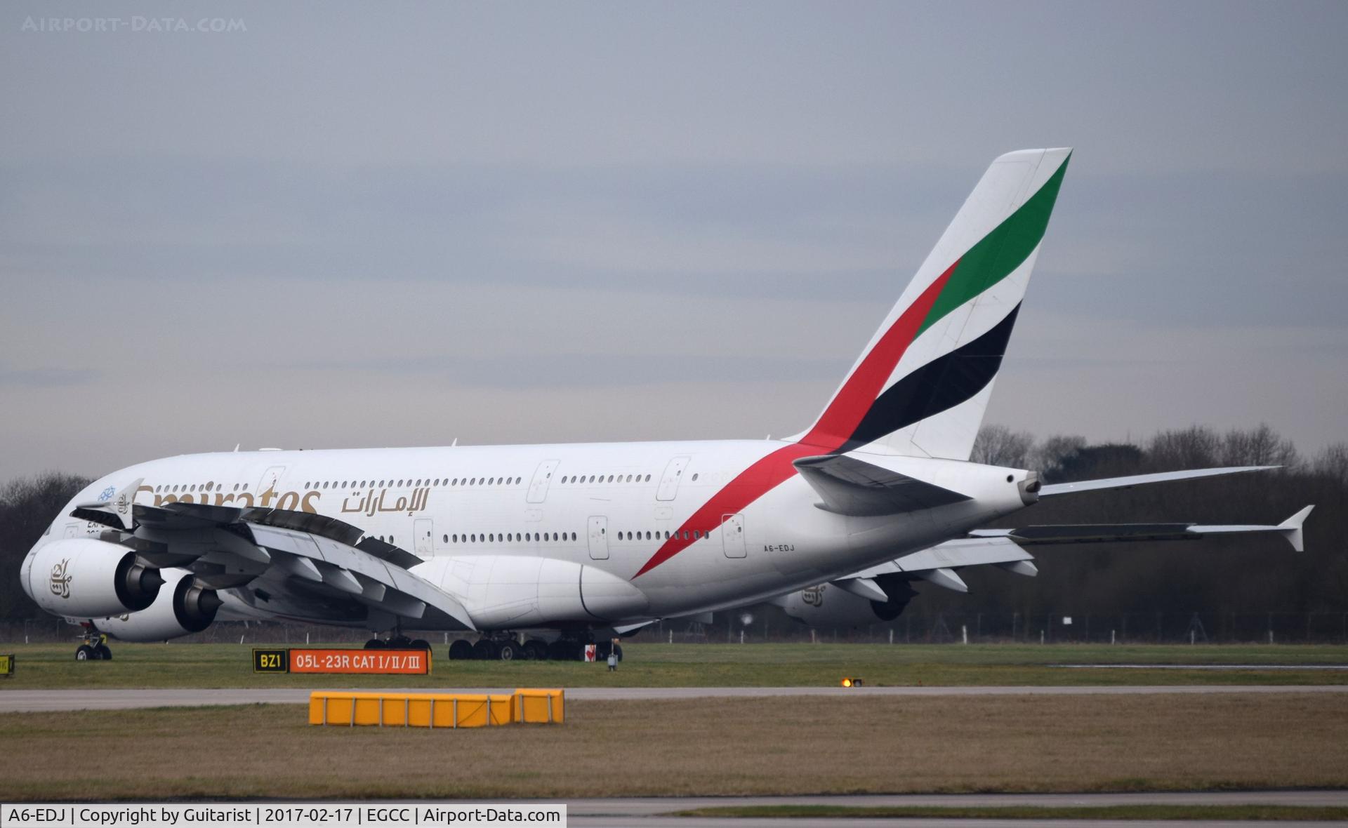 A6-EDJ, 2006 Airbus A380-861 C/N 009, At Manchester