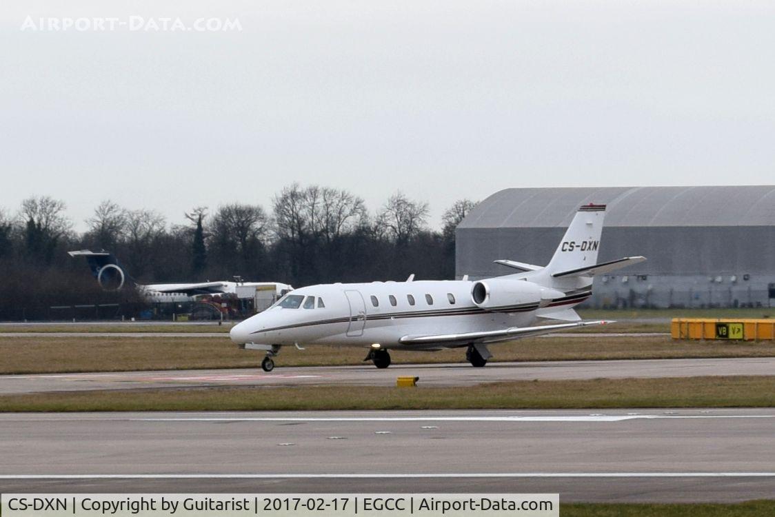 CS-DXN, 2007 Cessna 560XL Citation XLS C/N 560-5685, At Manchester