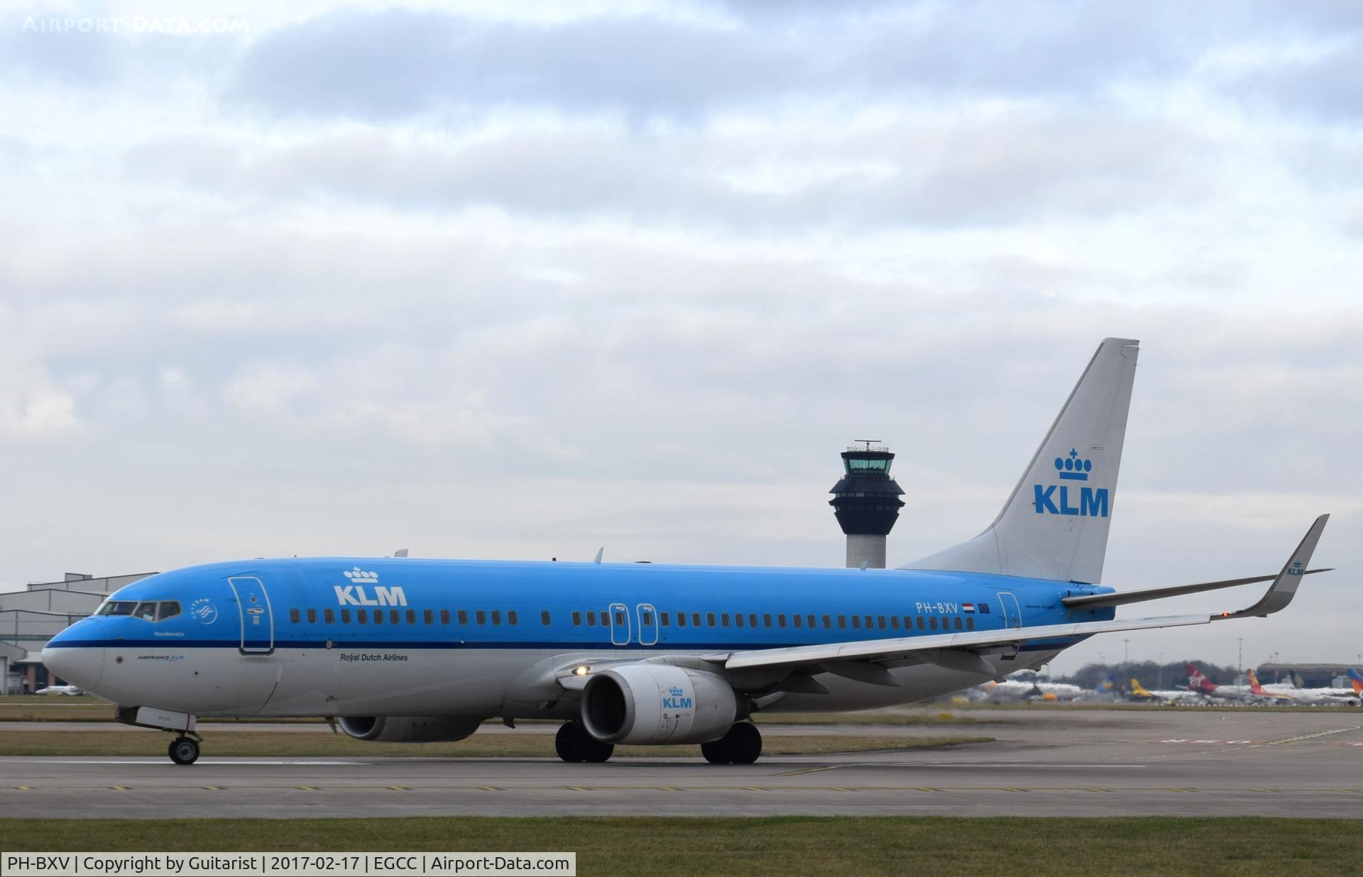 PH-BXV, 2007 Boeing 737-8K2 C/N 30370, At Manchester