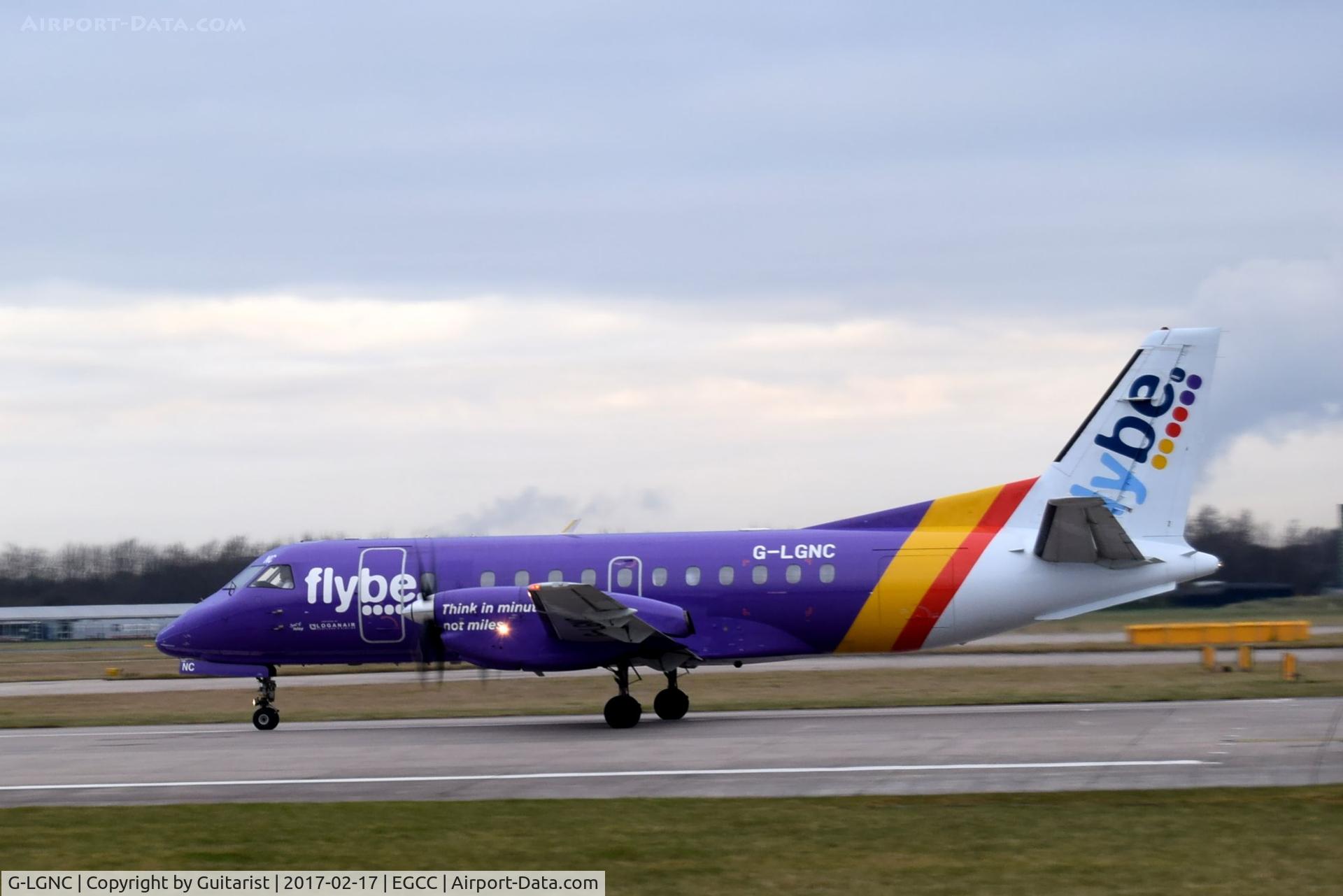 G-LGNC, 1992 Saab 340B C/N 340B-318, At Manchester