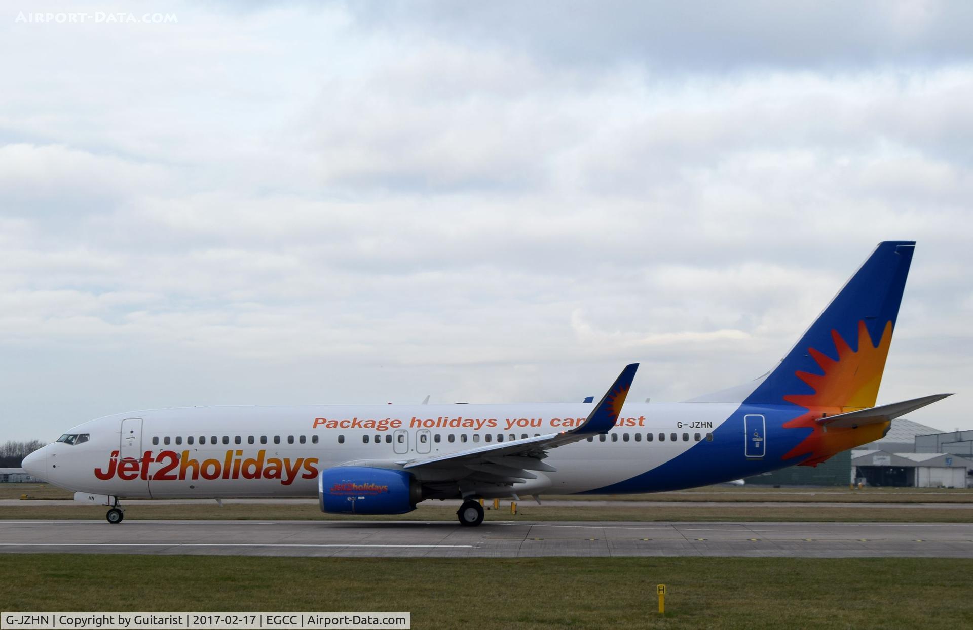 G-JZHN, 2016 Boeing 737-8MG C/N 63146, At Manchester