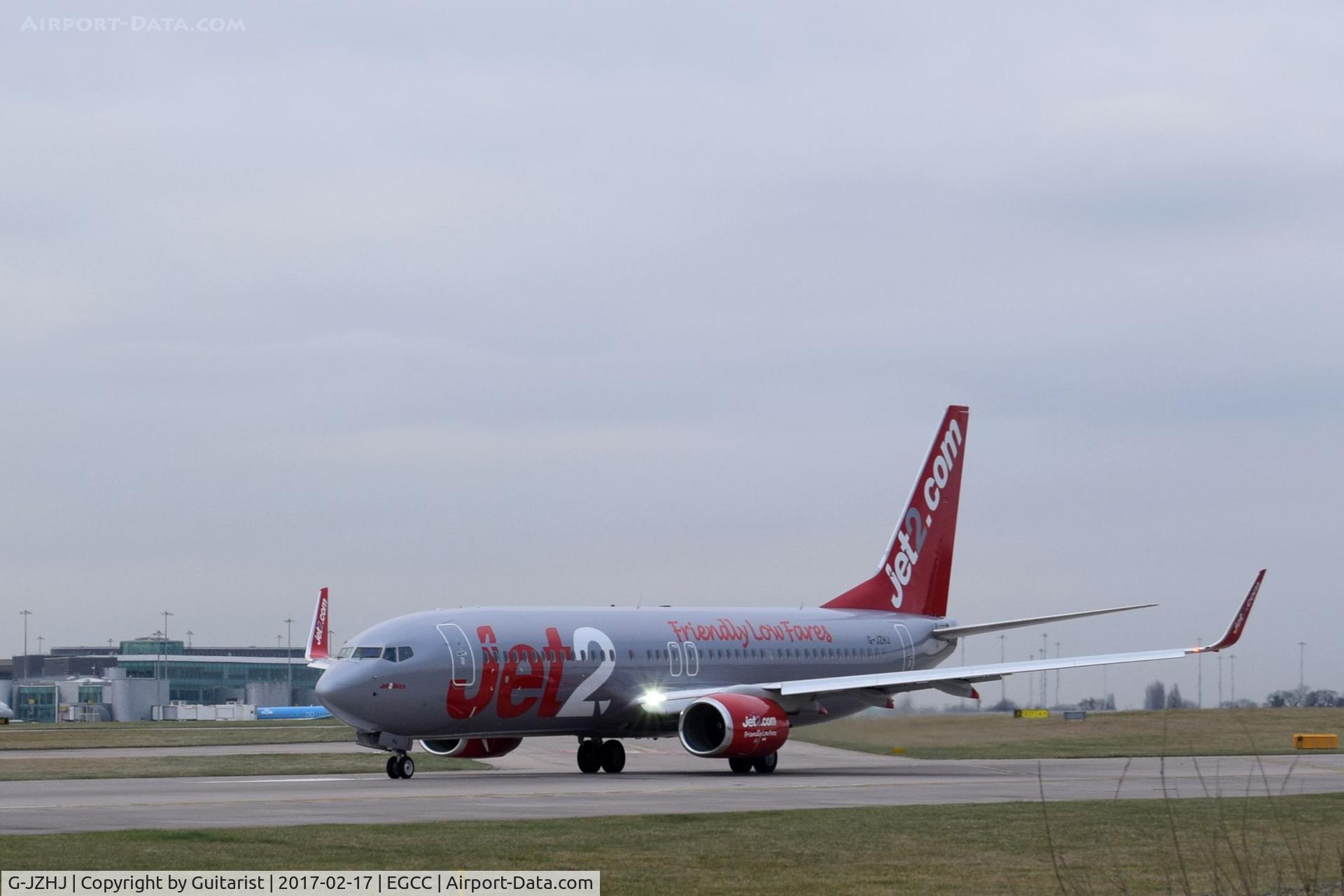 G-JZHJ, 2016 Boeing 737-8MG C/N 63144, At Manchester