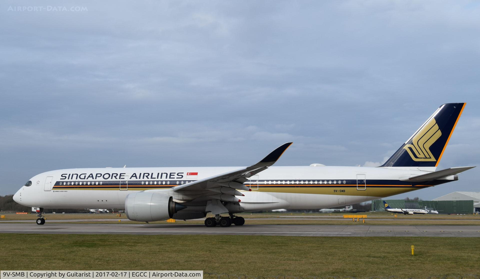 9V-SMB, 2016 Airbus A350-941 C/N 030, At Manchester