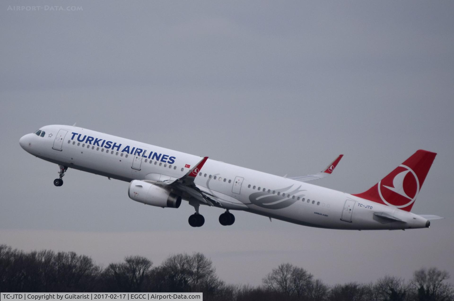 TC-JTD, 2015 Airbus A321-231 C/N 6822, At Manchester