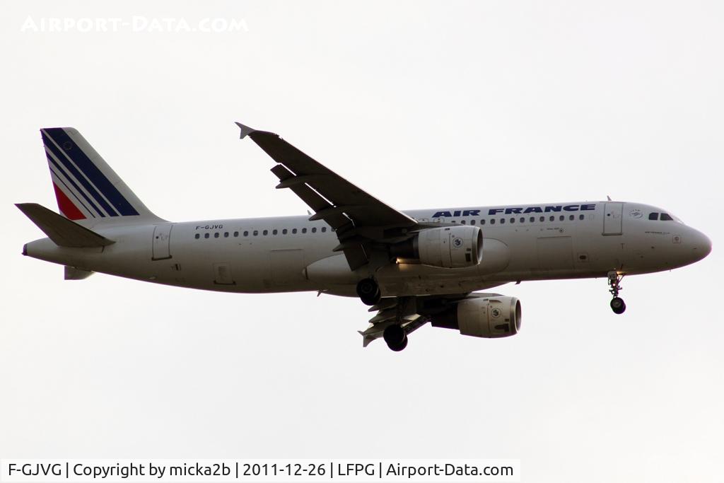 F-GJVG, 1991 Airbus A320-211 C/N 0270, Landing
