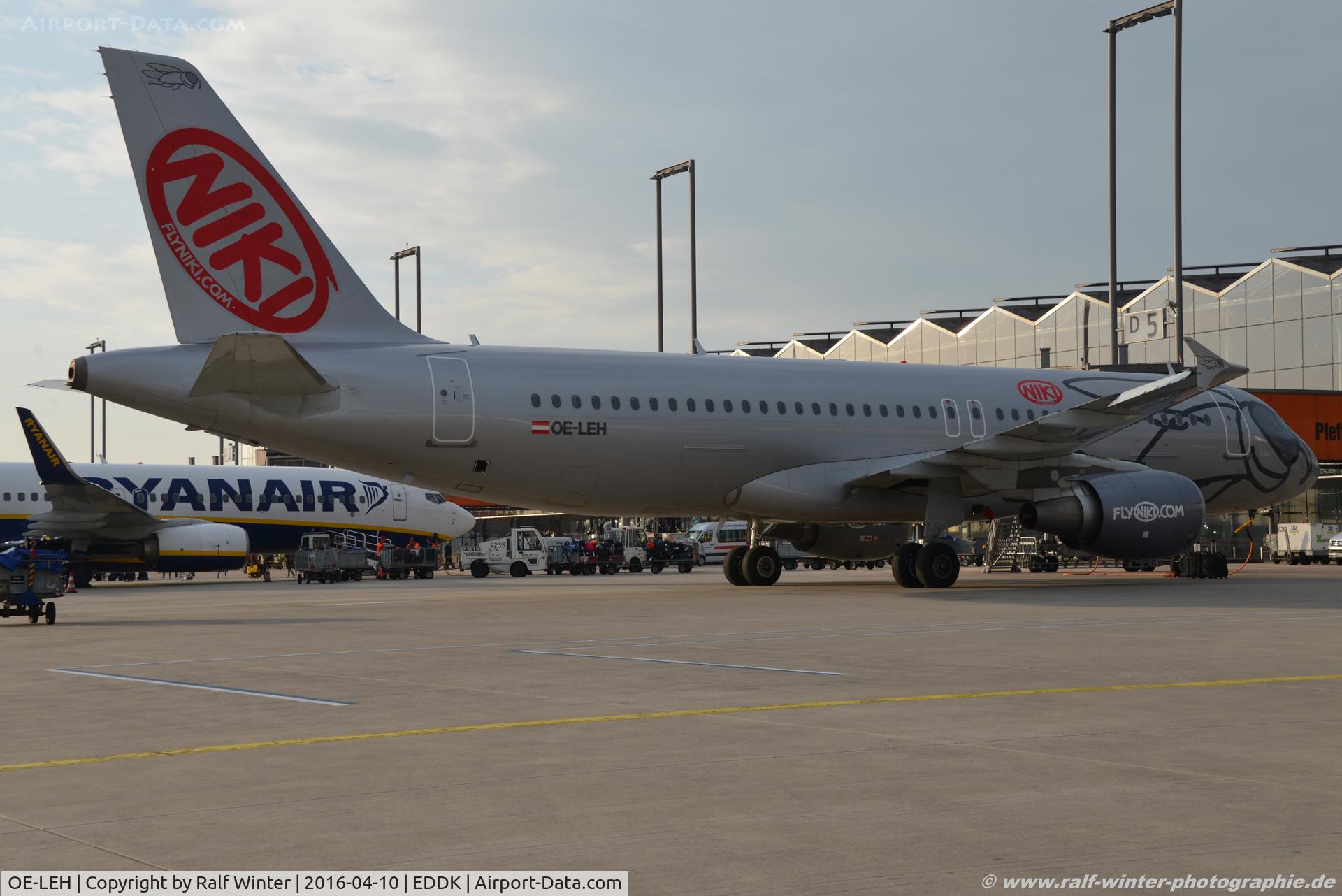 OE-LEH, 2011 Airbus A320-214 C/N 4594, Airbus A320-214 - HG NLY flyNiki 'Gospel' - 4594 - OE-LEH - 10.04.2016 - CGN