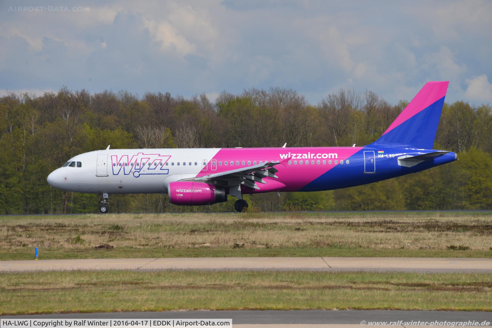 HA-LWG, 2010 Airbus A320-232 C/N 4308, Airbus A320-232 - W6 WZZ Wizz Air new livery - 4308 - HA-LWG - 17.04.2016 - CGN