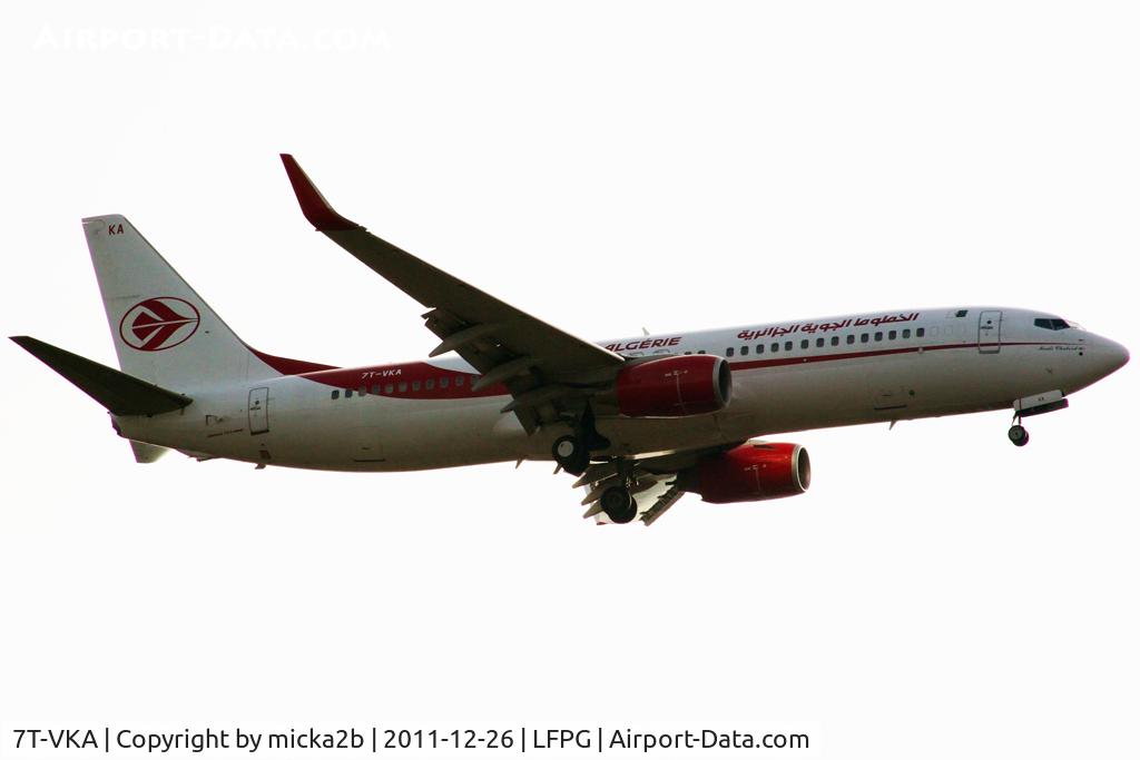 7T-VKA, 2005 Boeing 737-8D6 C/N 34164, Landing