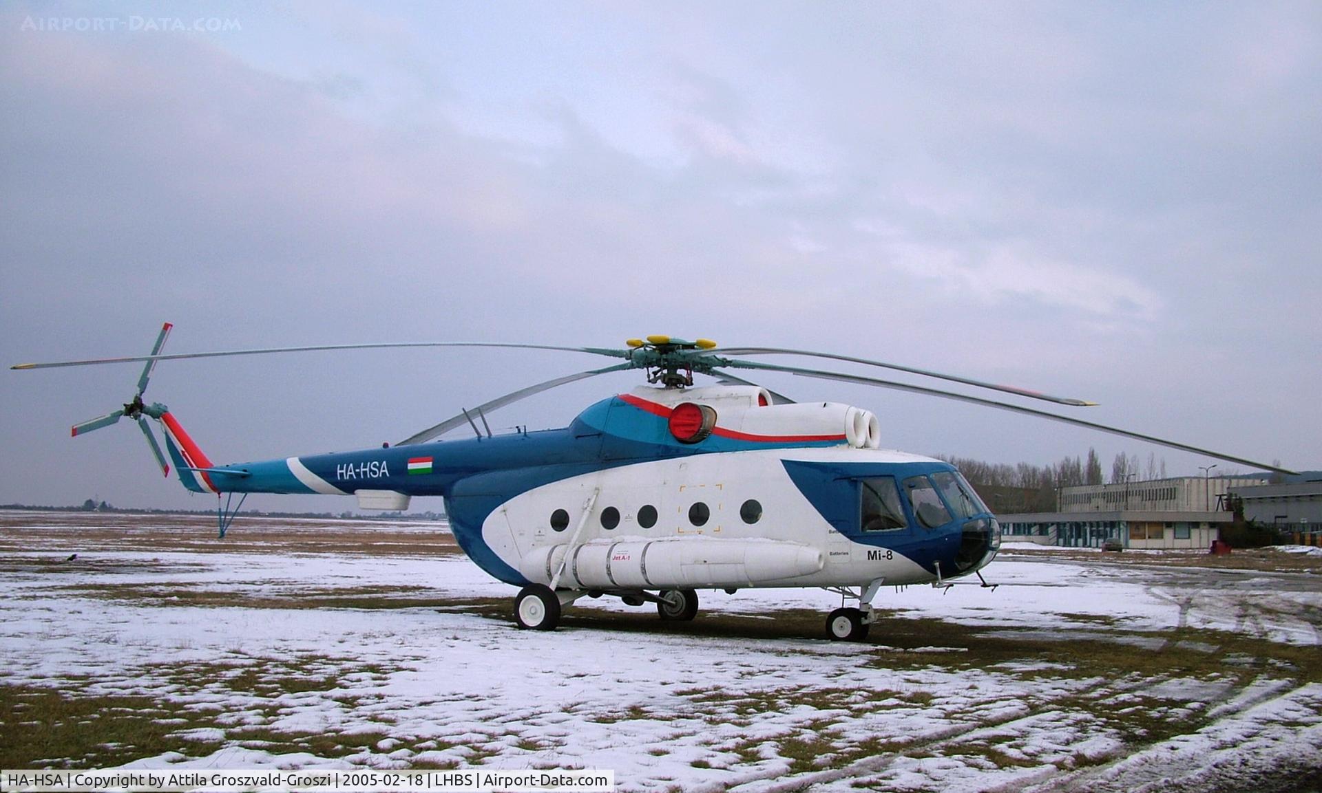HA-HSA, 1980 Mil Mi-8T C/N 7970, Budaörs Airport, Hungary