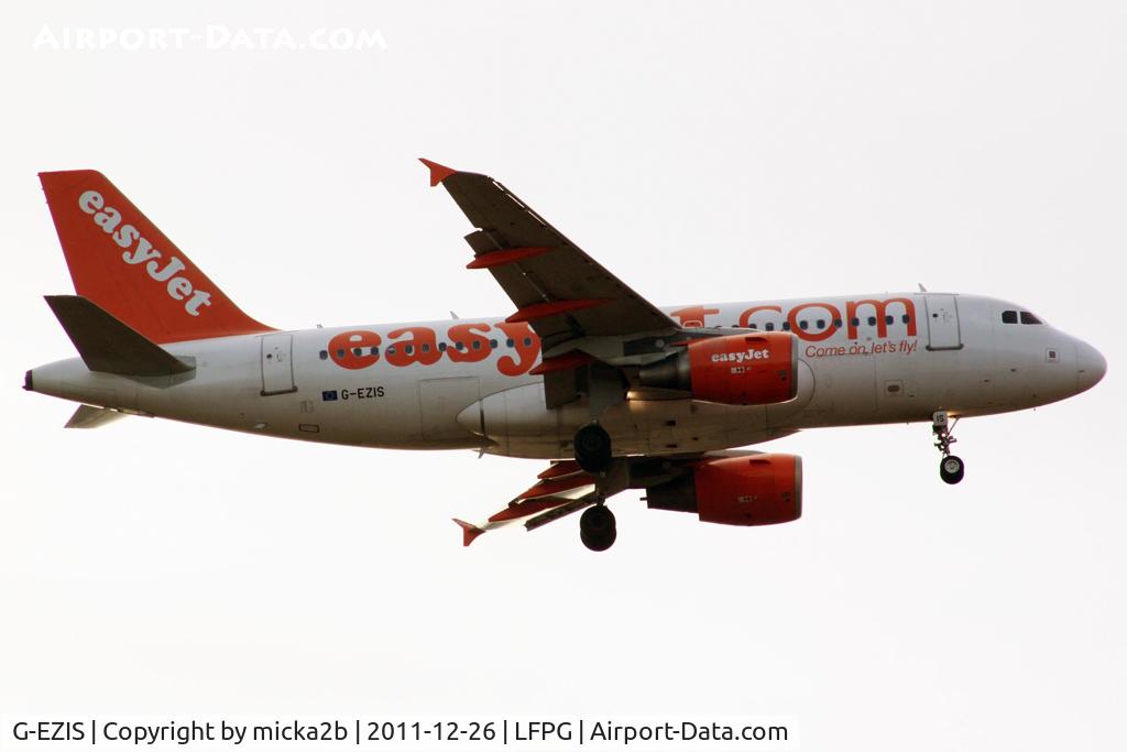 G-EZIS, 2005 Airbus A319-111 C/N 2528, Landing