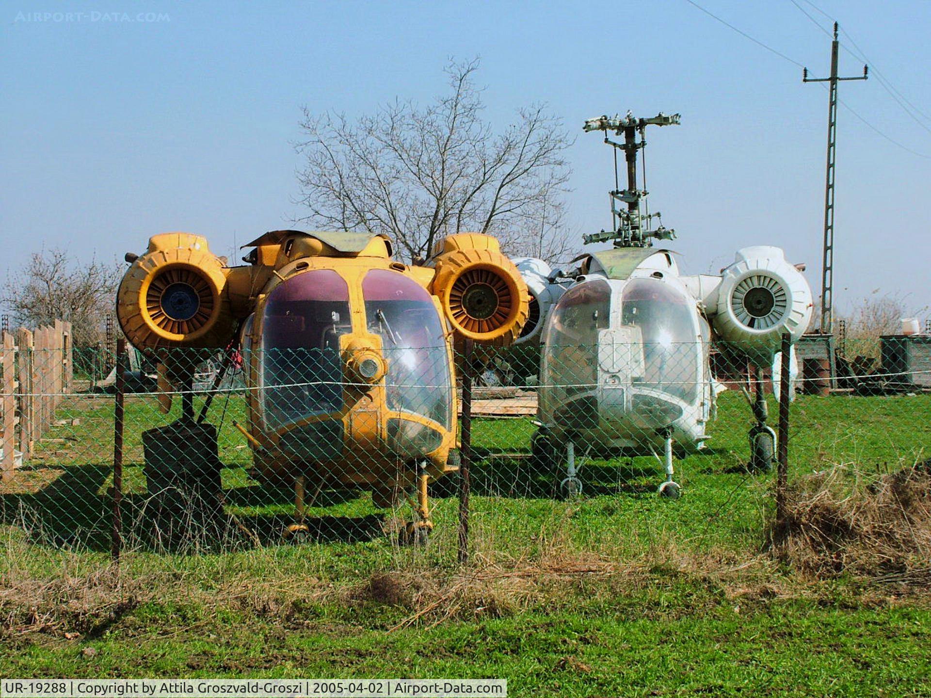UR-19288, 1971 Kamov Ka-26 Hoodlum C/N 7101705, Pápa-Tapolcafö, agricultural depot, Hungary - UR-19288 and HA-MMQ