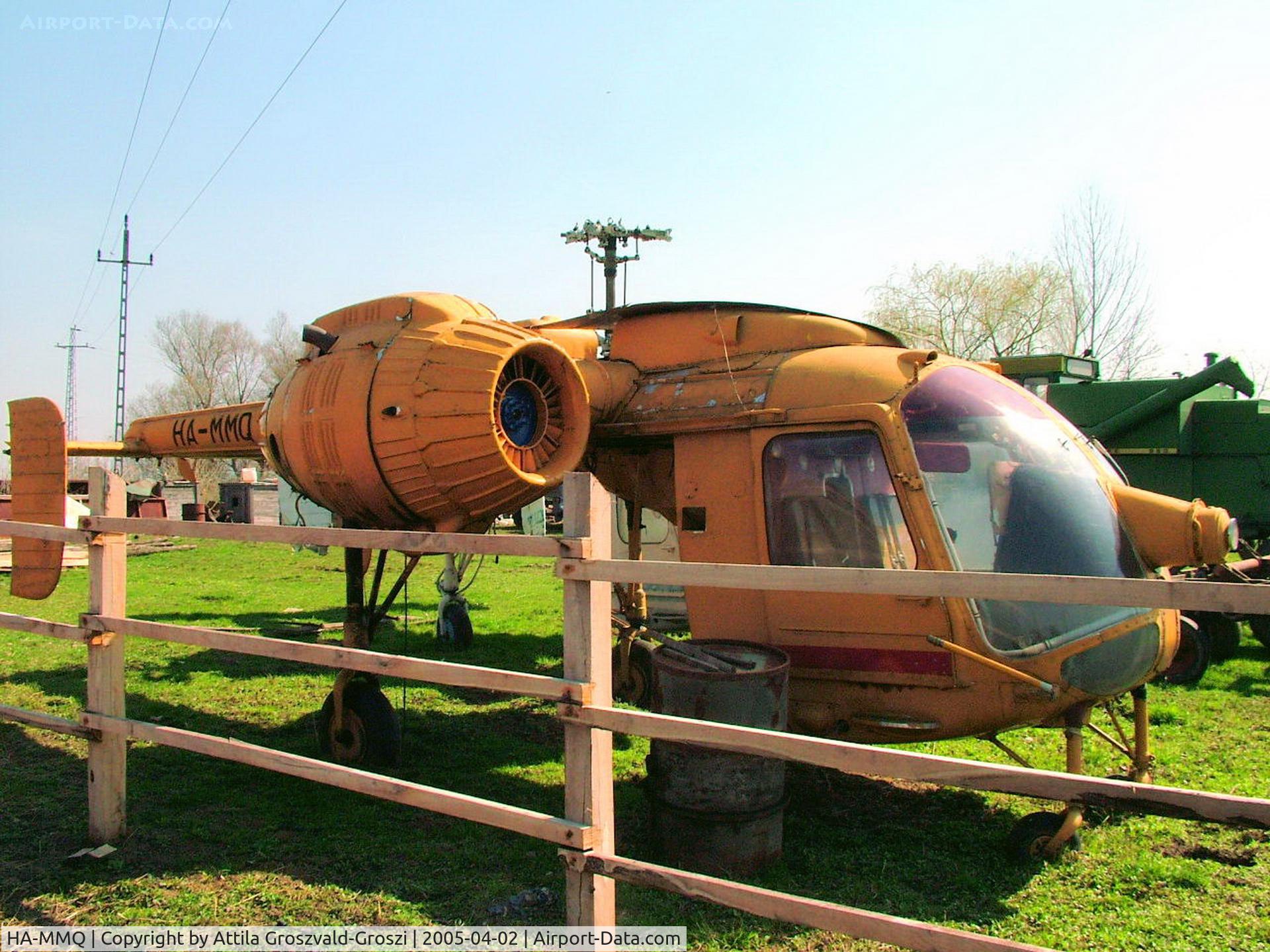 HA-MMQ, 1974 Kamov Ka-26 Hoodlum C/N 7404305, Pápa-Tapolcafö, agricultural depot, Hungary