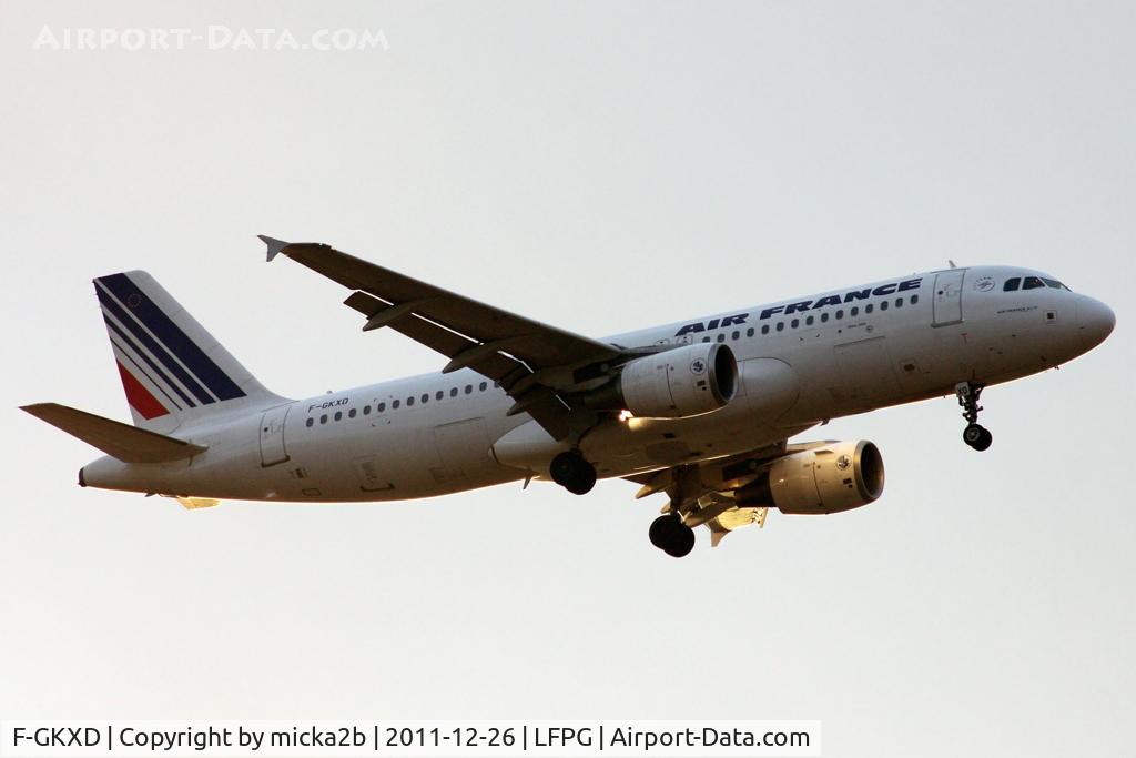 F-GKXD, 2002 Airbus A320-214 C/N 1873, Landing