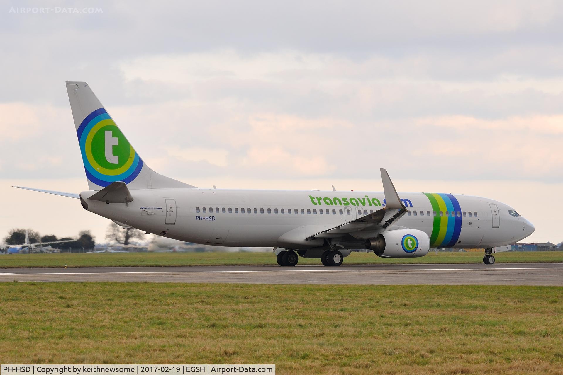 PH-HSD, 2012 Boeing 737-8K2 C/N 39260, Return Visitor.