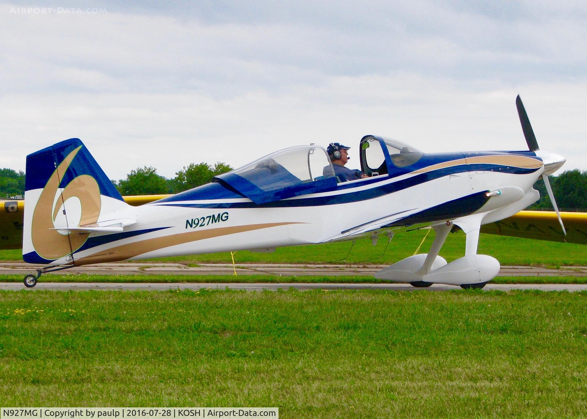 N927MG, Vans RV-6 C/N 24634, At Oshkosh.