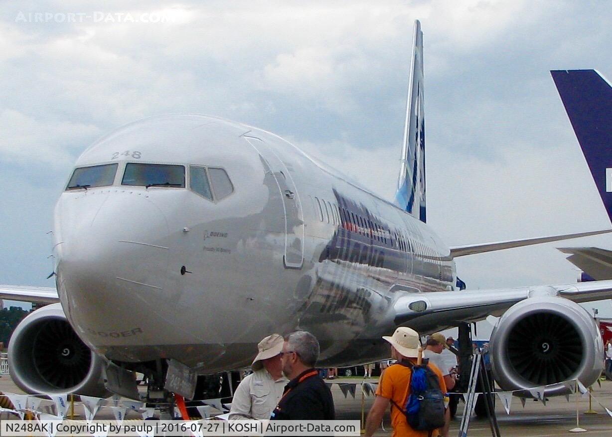 N248AK, 2016 Boeing 737-990/ER C/N 62469, At Oshkosh.