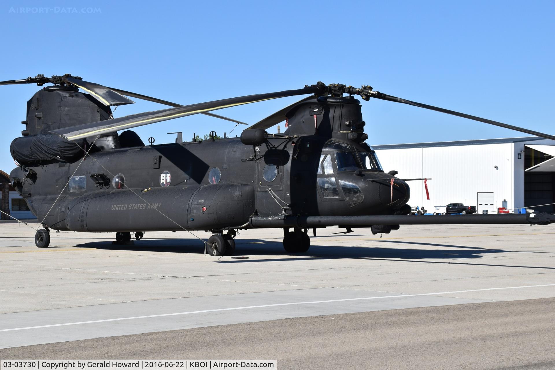 03-03730, 2003 Boeing MH-47G Chinook C/N M.3730, U.S. Army 160th SOAR, “Night Stalkers” 4th BN, Joint Base Lewis-McChord, WA.