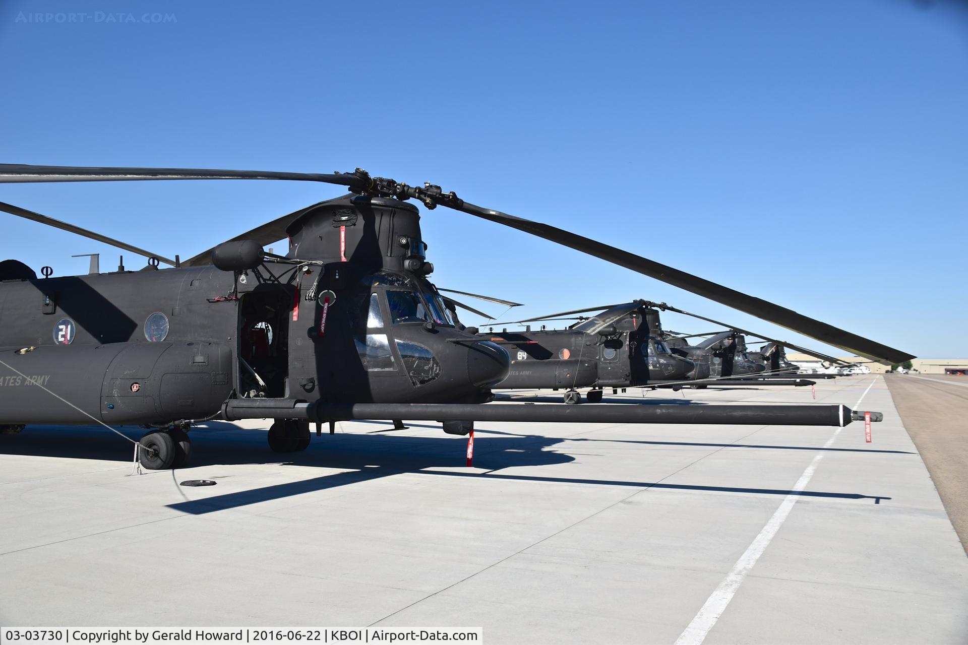 03-03730, 2003 Boeing MH-47G Chinook C/N M.3730, U.S. Army 160th SOAR, “Night Stalkers” 4th BN, Joint Base Lewis-McChord, WA.