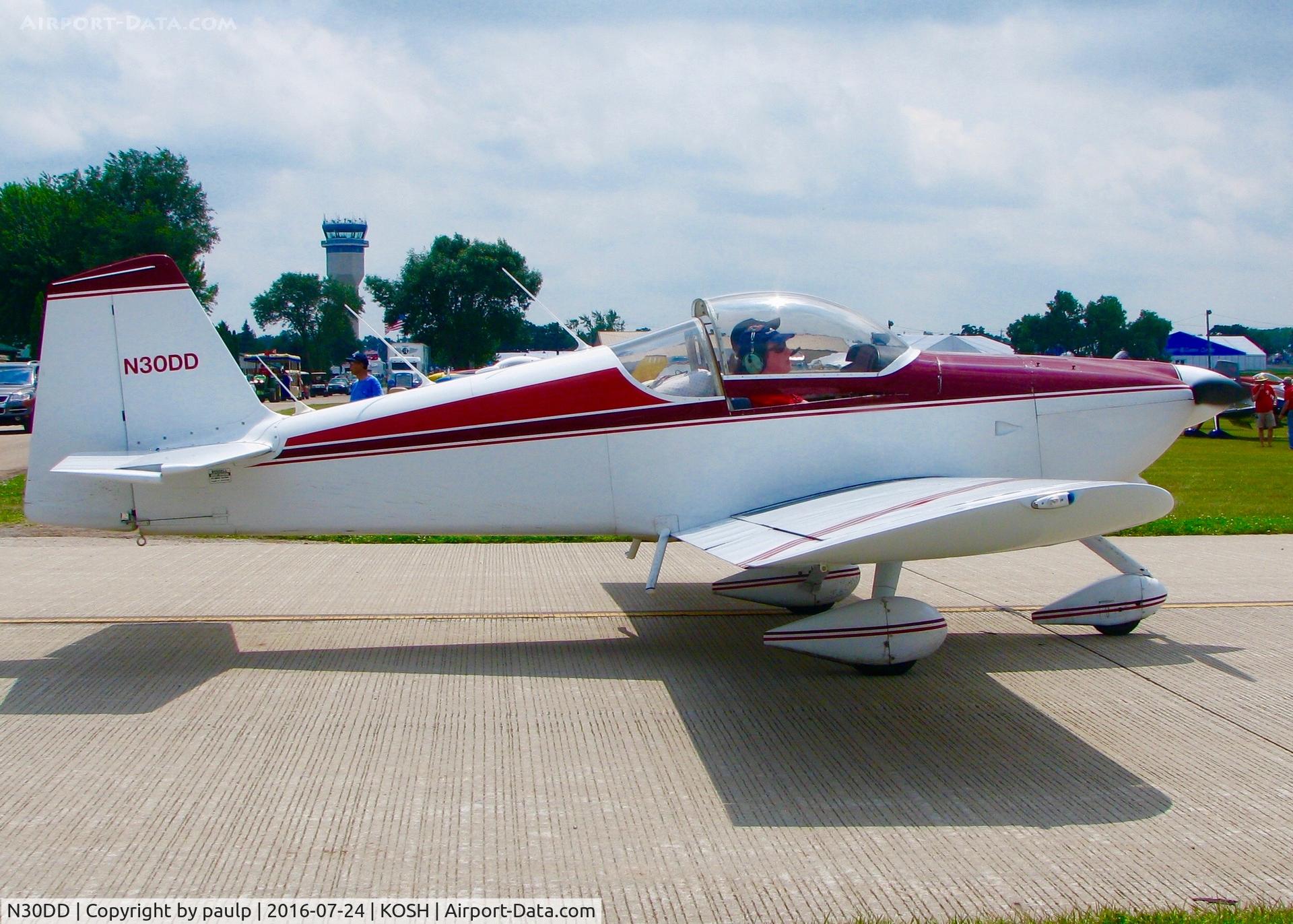 N30DD, 1992 Vans RV-6A C/N 20349, At Oshkosh.