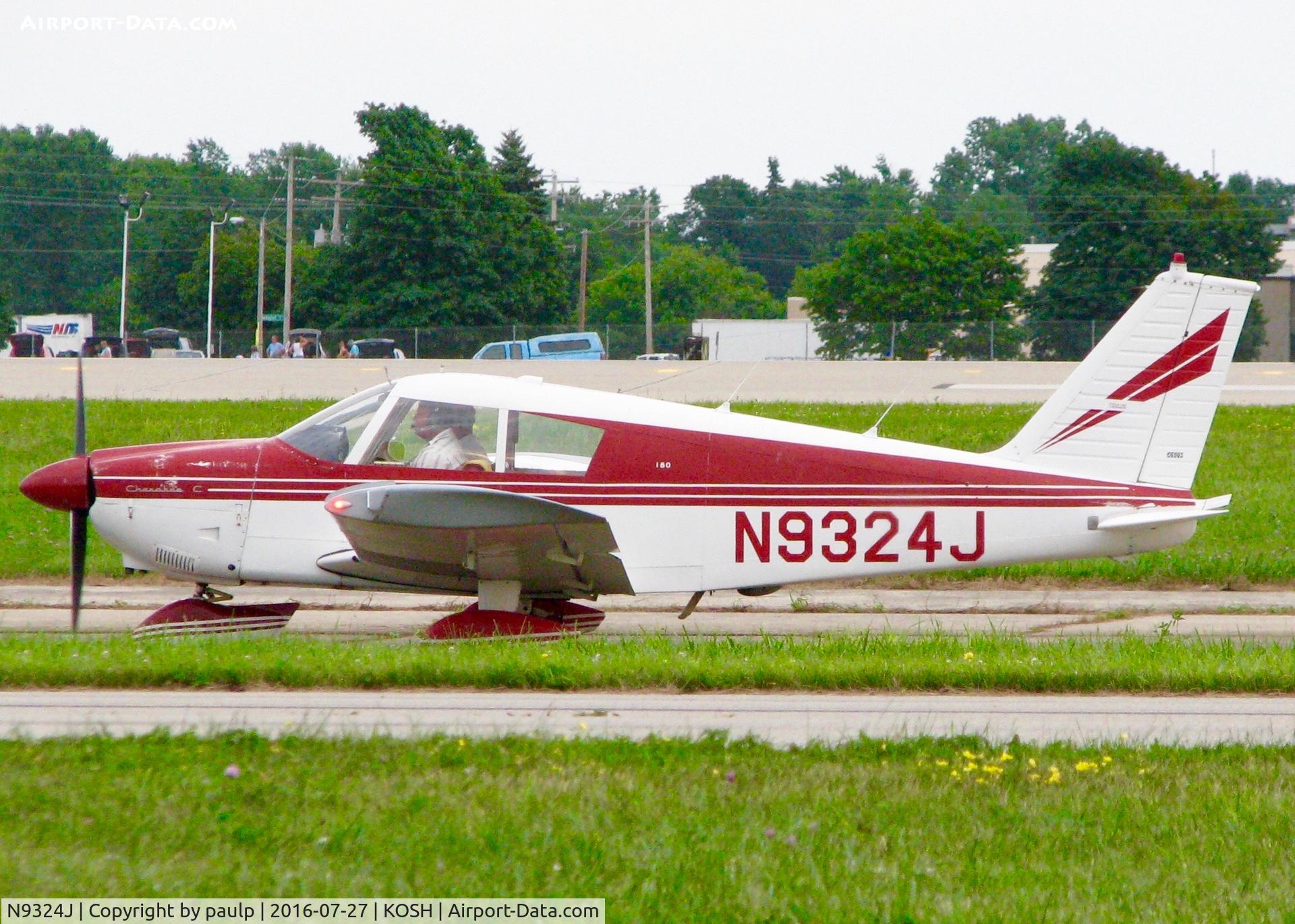 N9324J, 1966 Piper PA-28-180 C/N 28-3417, At Oshkosh.