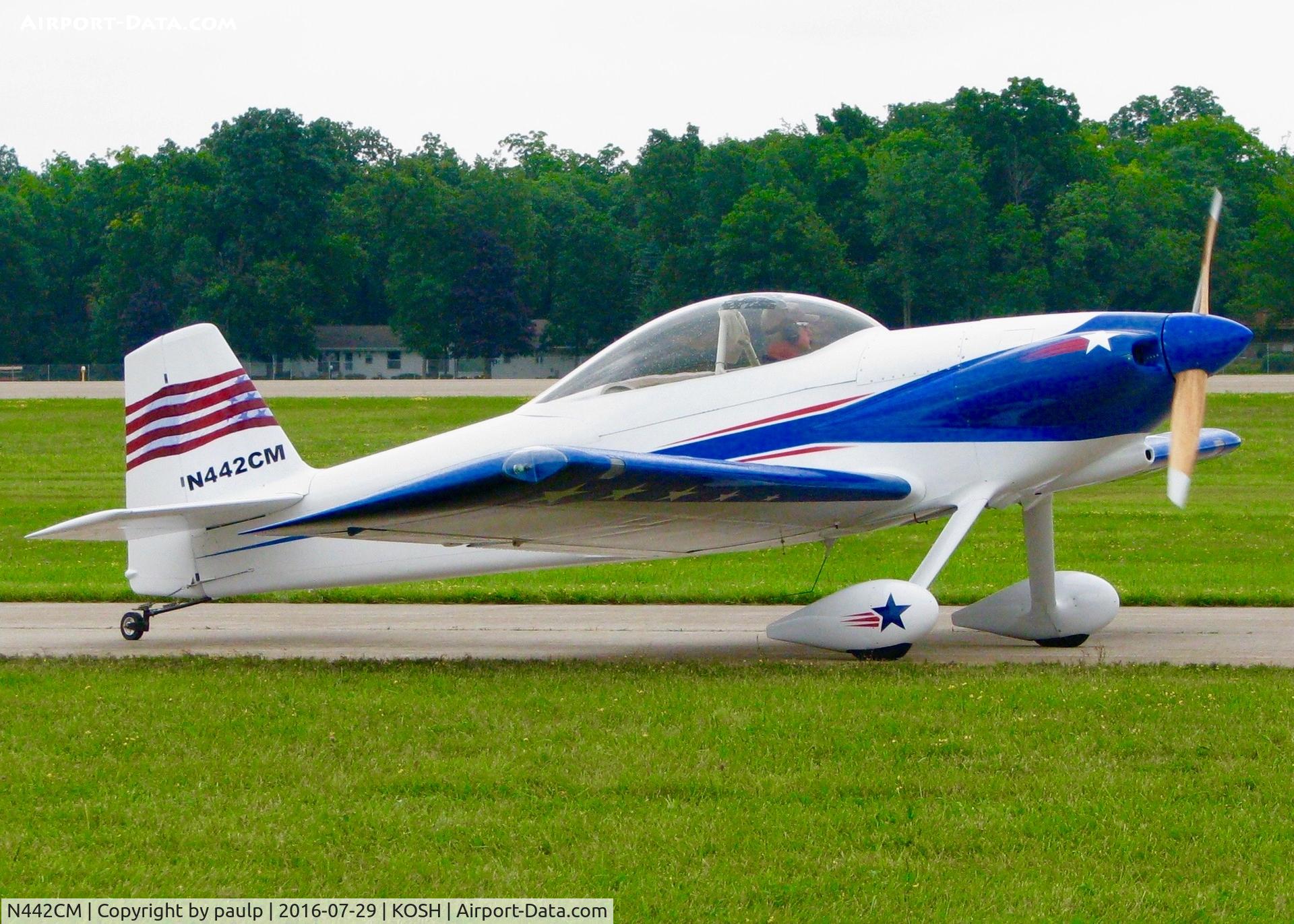 N442CM, Vans RV-4 C/N 1824, At Oshkosh.