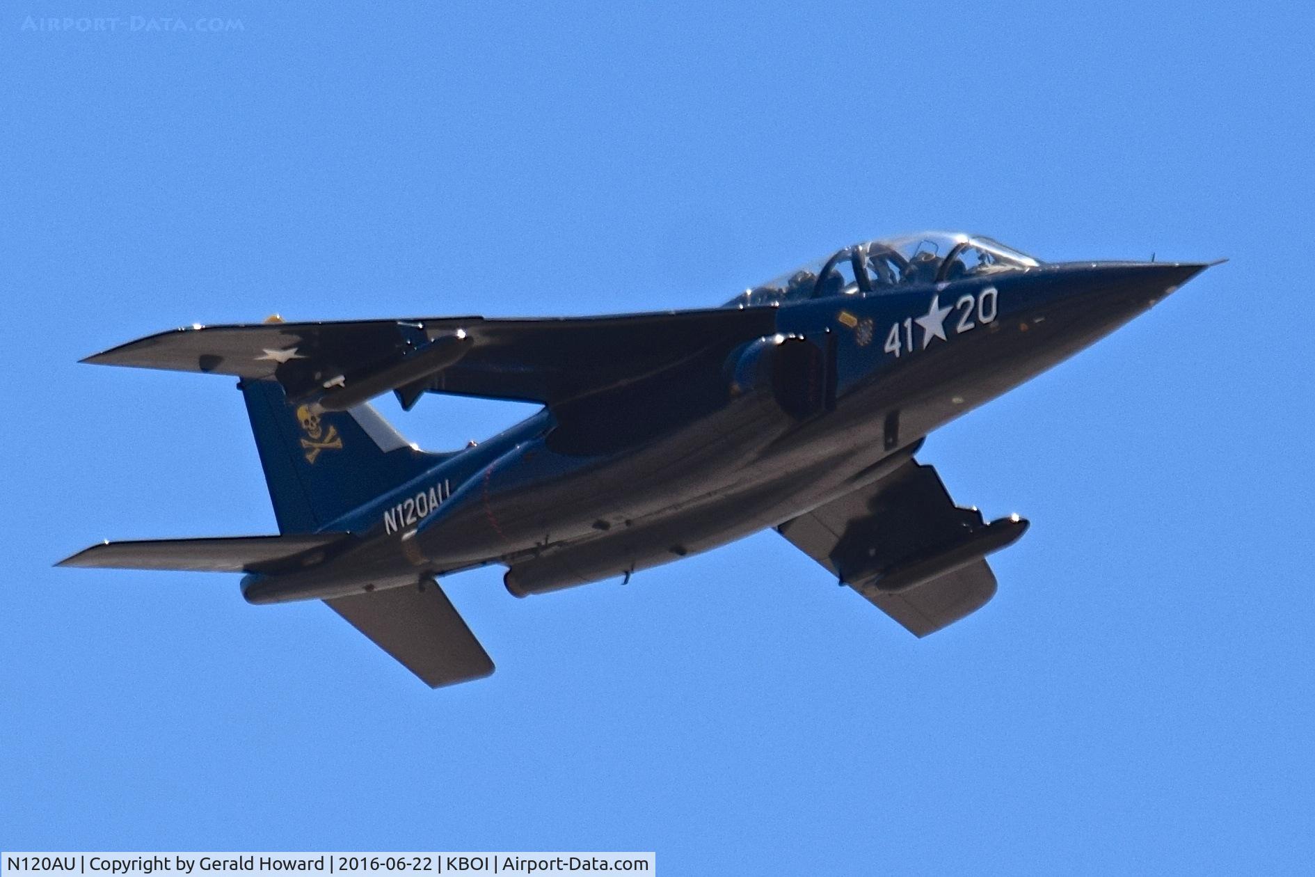 N120AU, 1981 Dassault-Dornier Alpha Jet A C/N 0120, Departing RWY 20R.