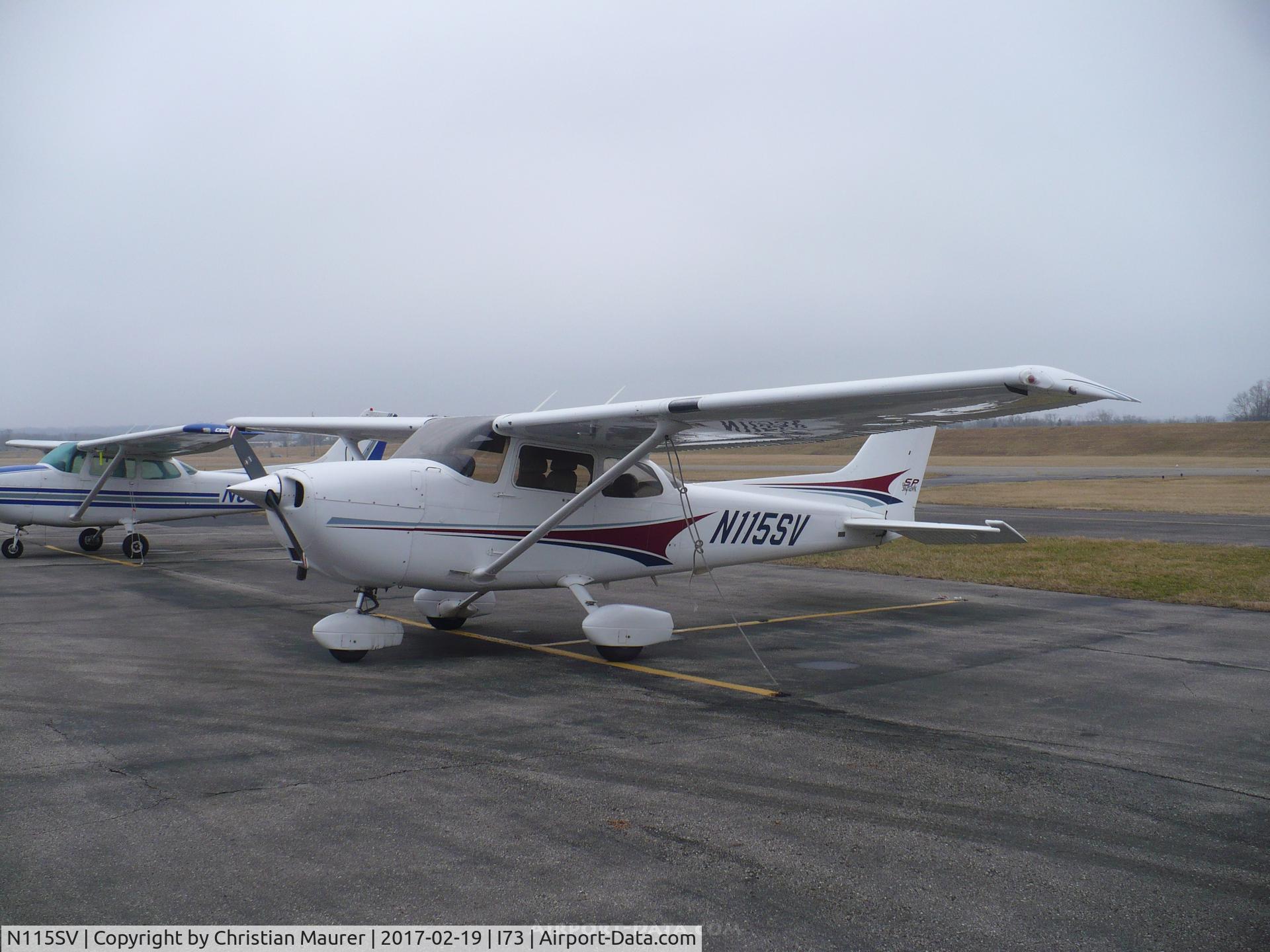 N115SV, 2004 Cessna 172S C/N 172S9663, Cessna 172 that paid us a visit at Moraine.