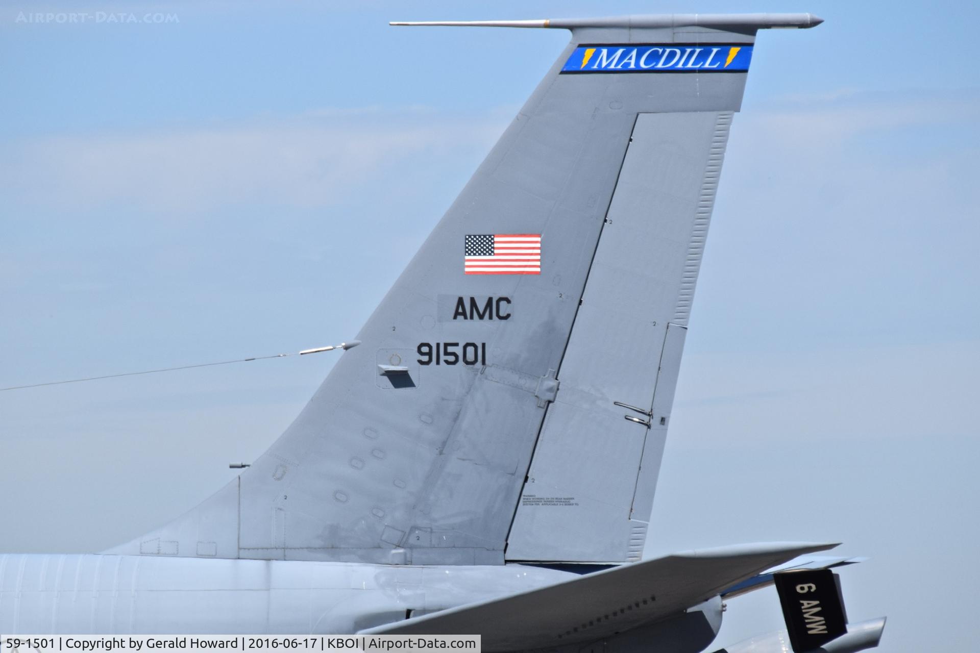 59-1501, 1960 Boeing KC-135R Stratotanker C/N 17989, 6th AMW / 927th ARW, MacDill AFB