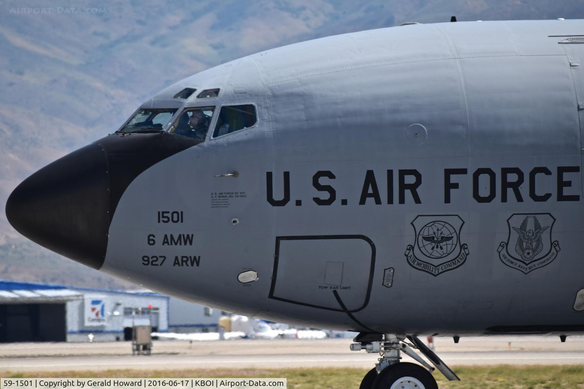 59-1501, 1960 Boeing KC-135R Stratotanker C/N 17989, 6th AMW / 927th ARW, MacDill AFB