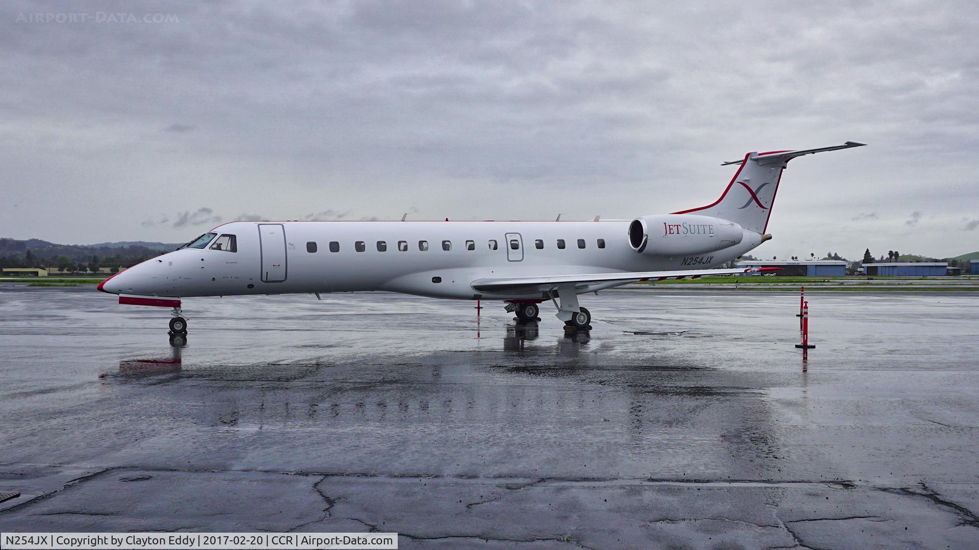 N254JX, 2000 Embraer ERJ-135LR (EMB-135LR) C/N 145275, Concord Airport California 2017.
