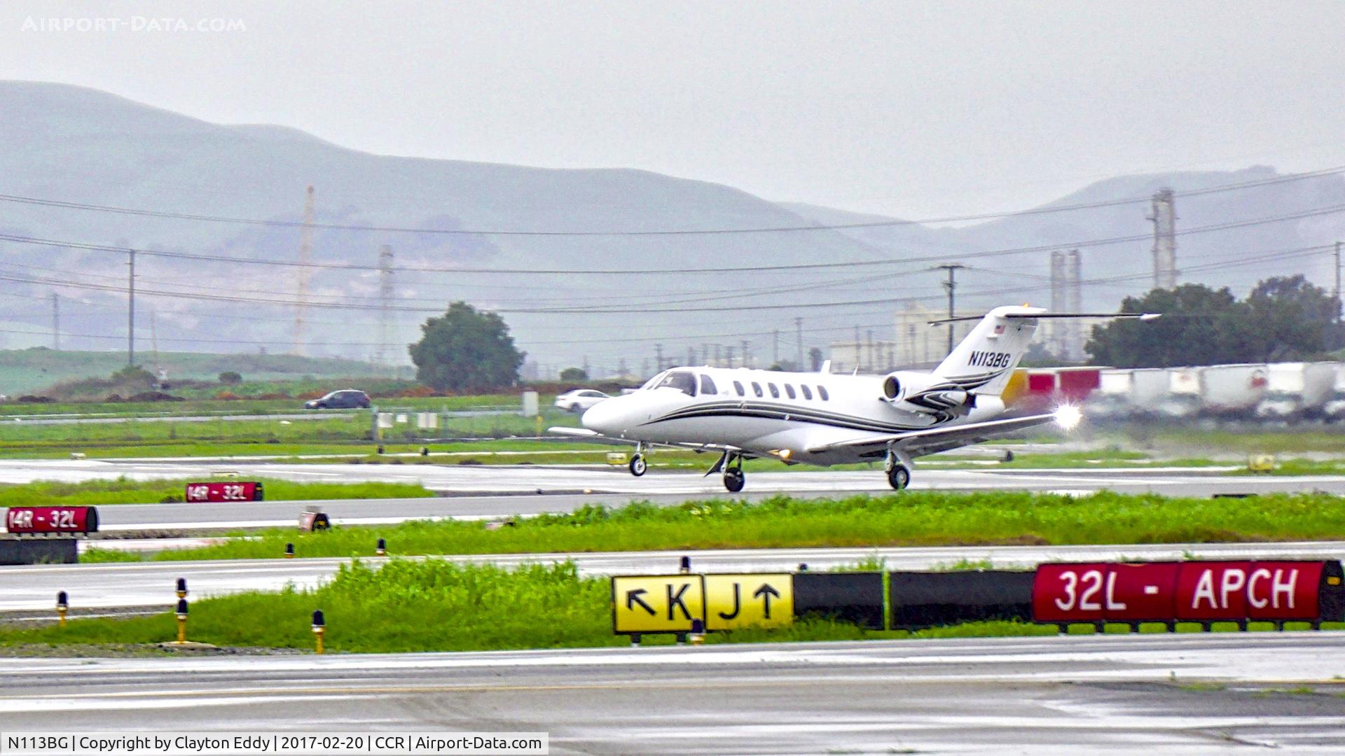 N113BG, 2002 Cessna 525A CitationJet CJ2 C/N 525A-0078, Concord Airport California 2017