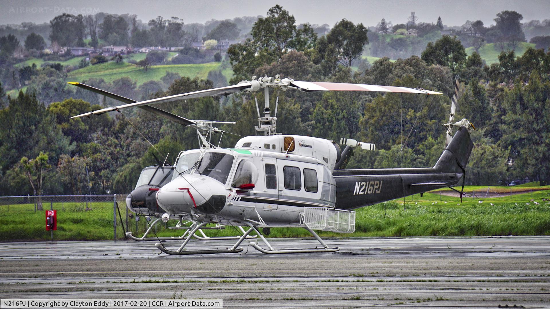 N216PJ, 1981 Bell 214B C/N 28069, Concord Airport California 2017.