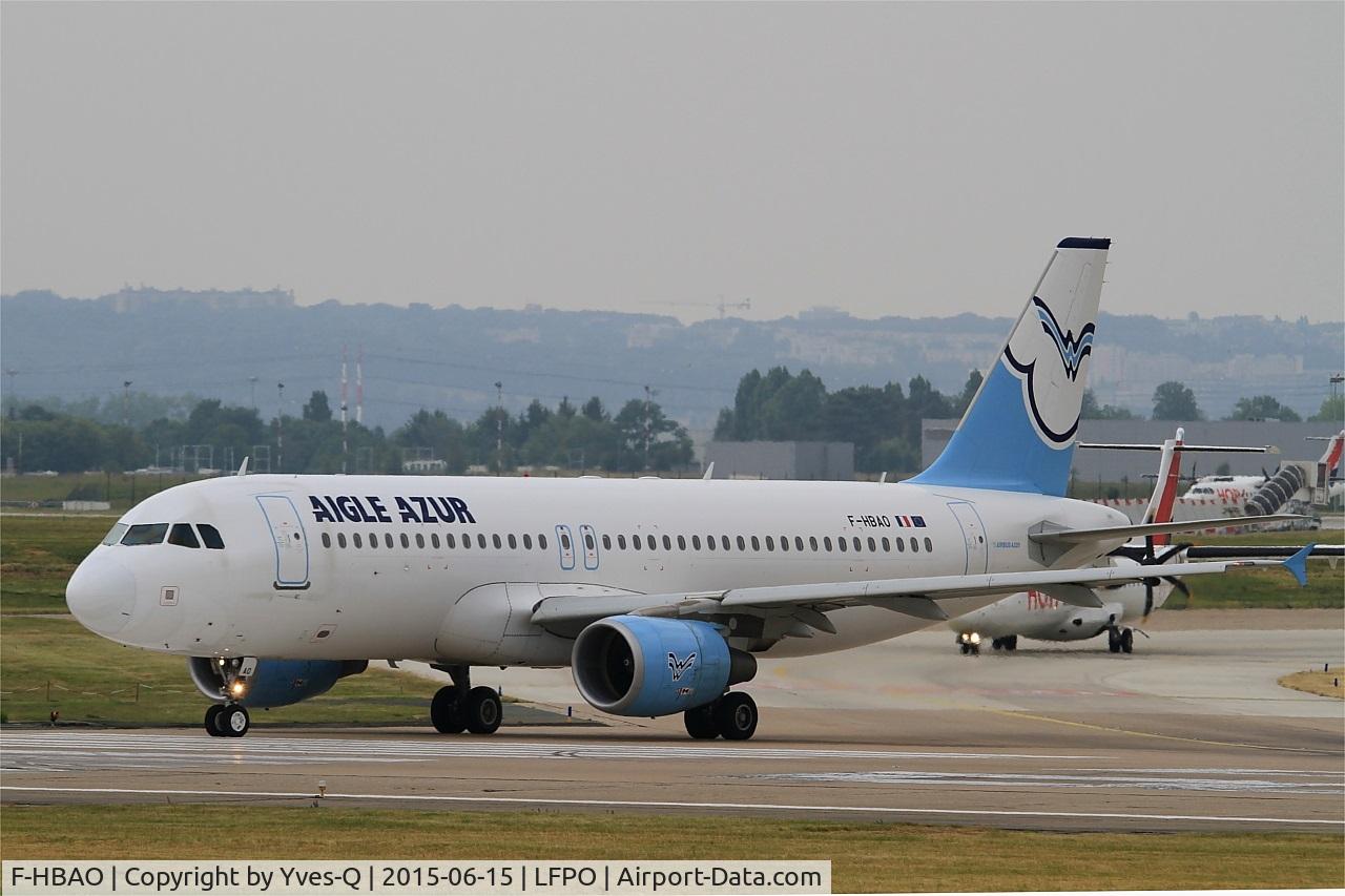 F-HBAO, 2011 Airbus A320-214 C/N 4589, Airbus A320-214, Lining up rwy 08, Paris-Orly airport (LFPO-ORY)