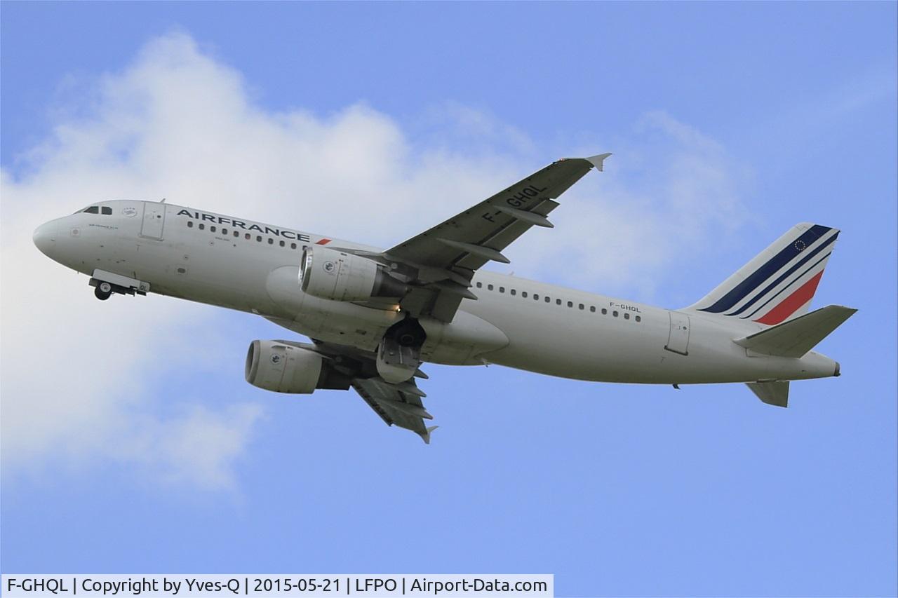F-GHQL, 1991 Airbus A320-211 C/N 0239, Airbus A320-211, Take off rwy 24, Paris-Orly airport (LFPO-ORY)