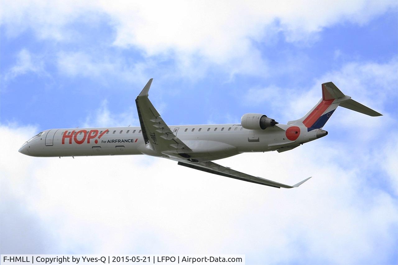 F-HMLL, 2011 Bombardier CRJ-1000EL NG (CL-600-2E25) C/N 19017, Bombardier CRJ-1000EL NG, Take off rwy 24, Paris-Orly airport (LFPO-ORY)