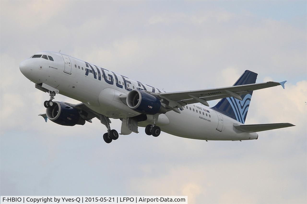 F-HBIO, 2007 Airbus A320-214 C/N 3242, Airbus A320-214, Take off rwy 24, Paris-Orly airport (LFPO-ORY)