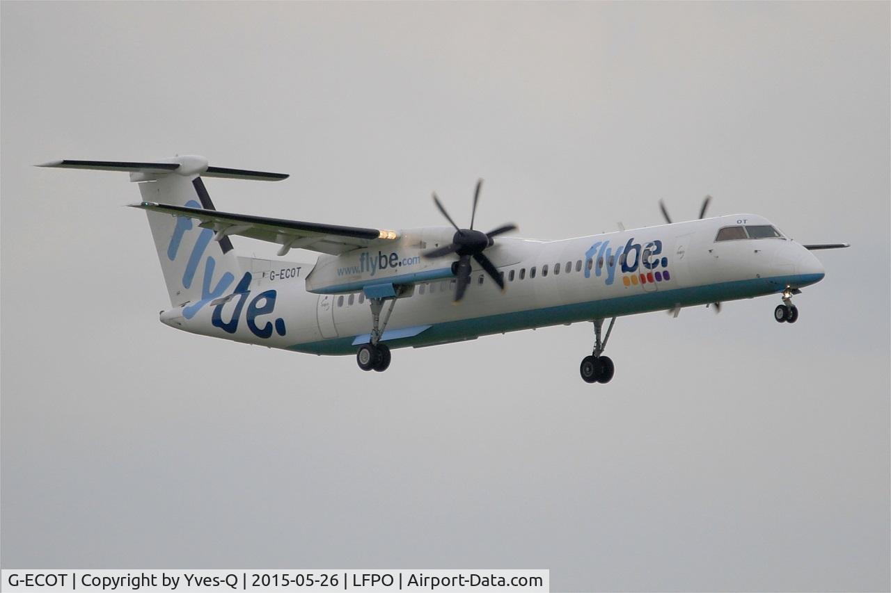 G-ECOT, 2009 De Havilland Canada DHC-8-402Q Dash 8 C/N 4251, De Havilland Canada DHC-8-402Q Dash 8, Short approach rwy 06, Paris-Orly Airport (LFPO-ORY)