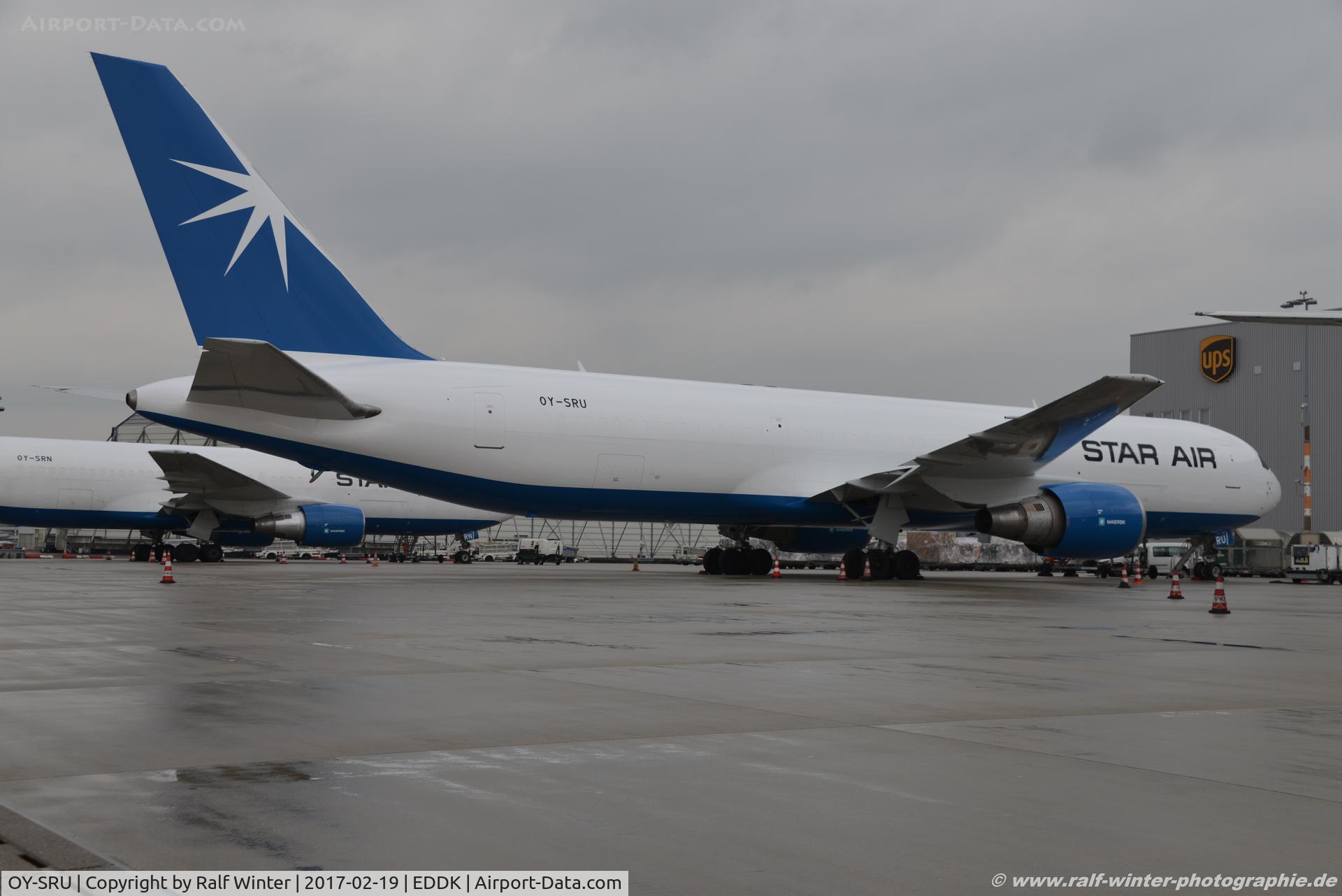 OY-SRU, 1999 Boeing 767-36N/ER C/N 30107/761, After painting in Shannon, new Star Air colours