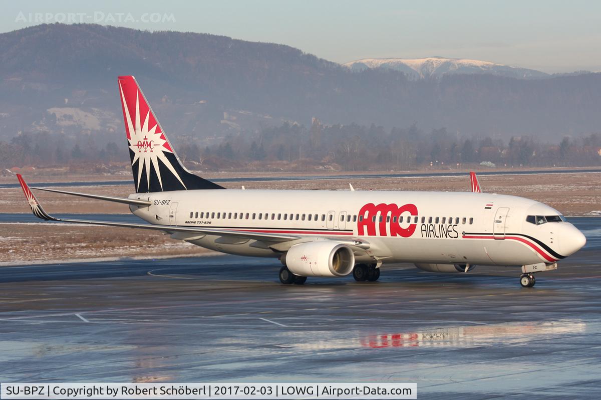 SU-BPZ, 2007 Boeing 737-86N C/N 35213, SU-BPZ @ LOWG