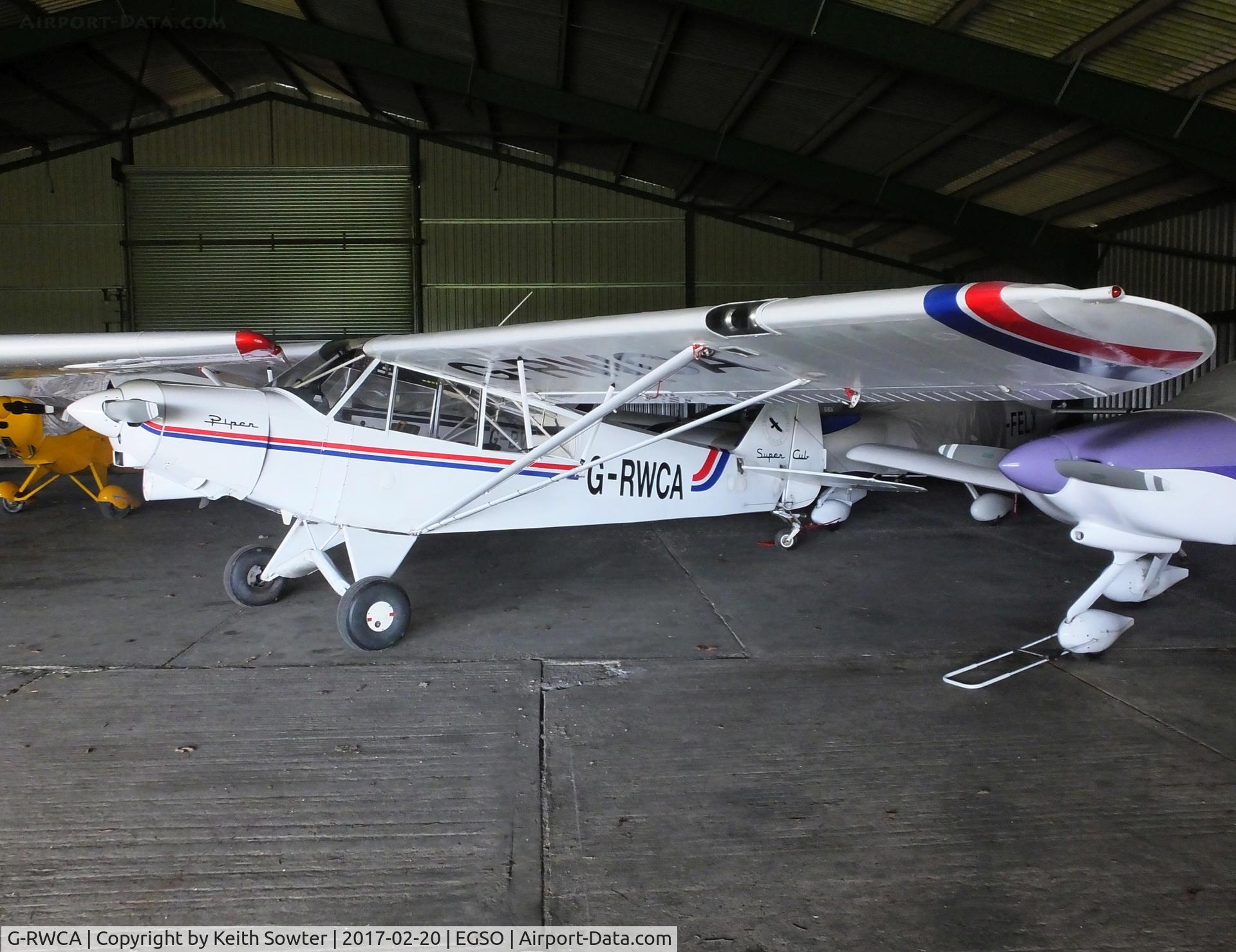 G-RWCA, 1982 Piper PA-18-150 Super Cub C/N 18-8309010, Based aircraft