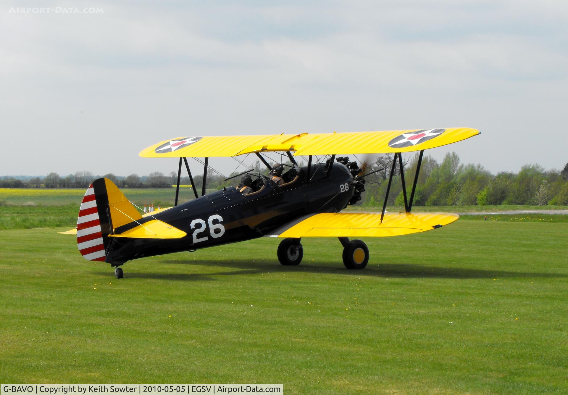 G-BAVO, 1945 Boeing PT-17 Kaydet (A75N1) C/N 3250-1405, Based Aircraft