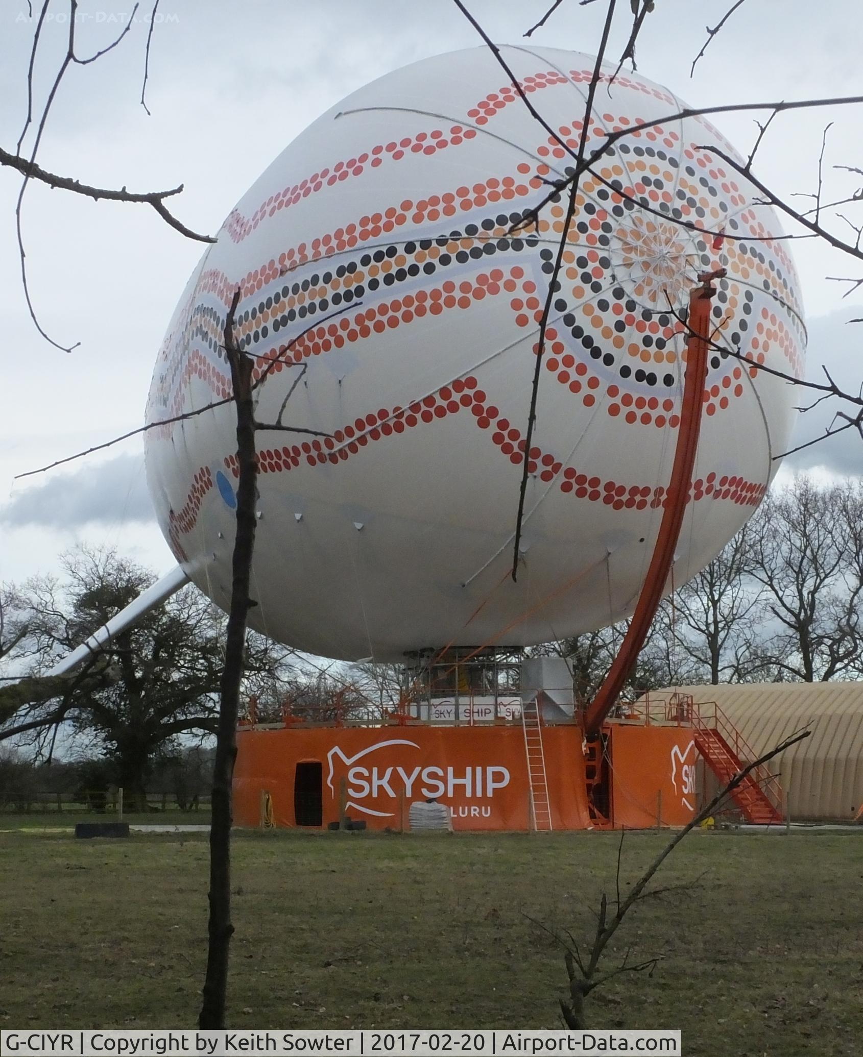 G-CIYR, 2016 Lindstrand LTL 177T SkyFlyer C/N SF001, Bramford Suffolk