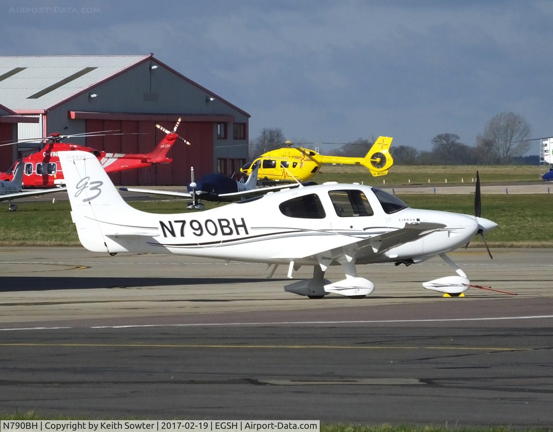 N790BH, 2008 Cirrus SR22 G3 C/N 2964, Visiting aircraft
