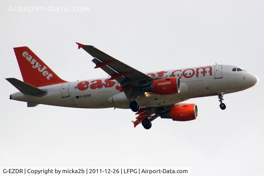 G-EZDR, 2008 Airbus A319-111 C/N 3683, Landing