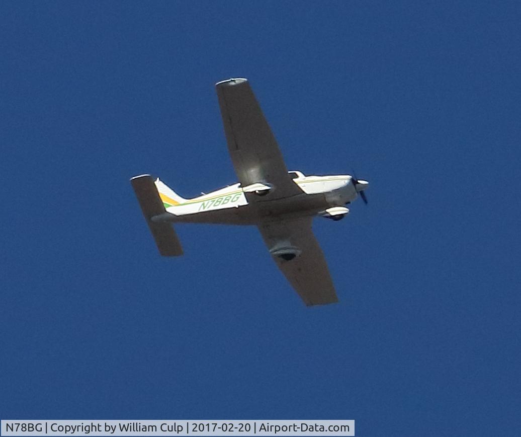 N78BG, 1977 Piper PA-28-181 C/N 28-7890100, I saw it flying over Peace Valley Park, Bucks County Pa.