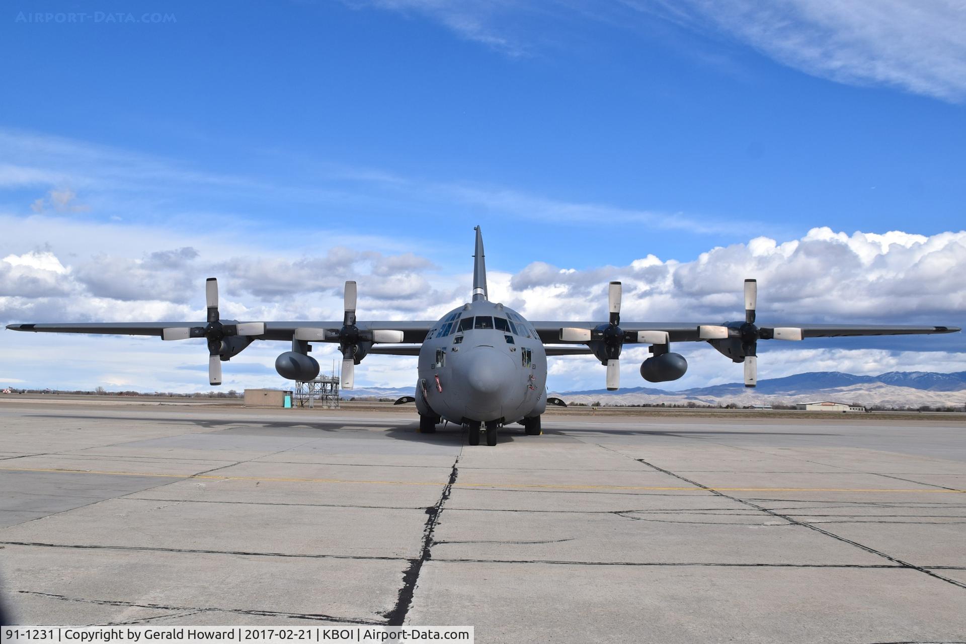 91-1231, 1992 Lockheed C-130H Hercules C/N 382-5278, 123rd Air Wing, Kentucky ANG.