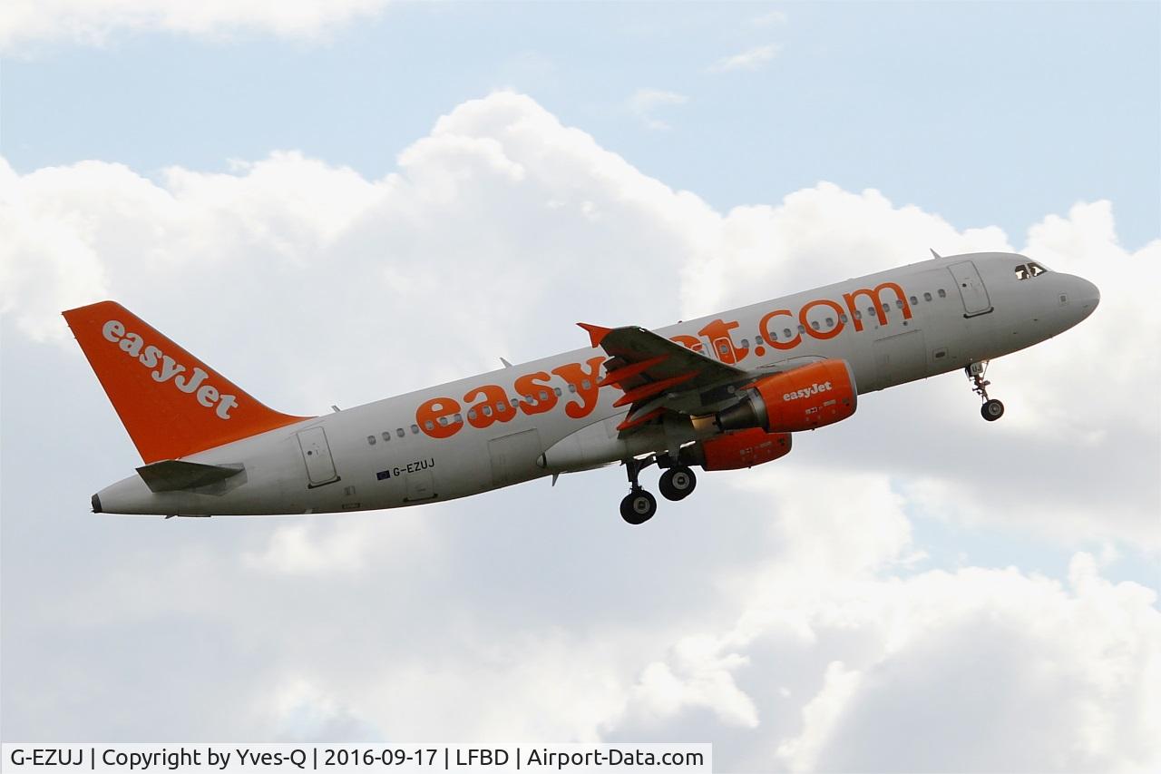 G-EZUJ, 2011 Airbus A320-214 C/N 4740, Airbus A320-214, Take off rwy 29, Bordeaux-Mérignac airport (LFBD-BOD)